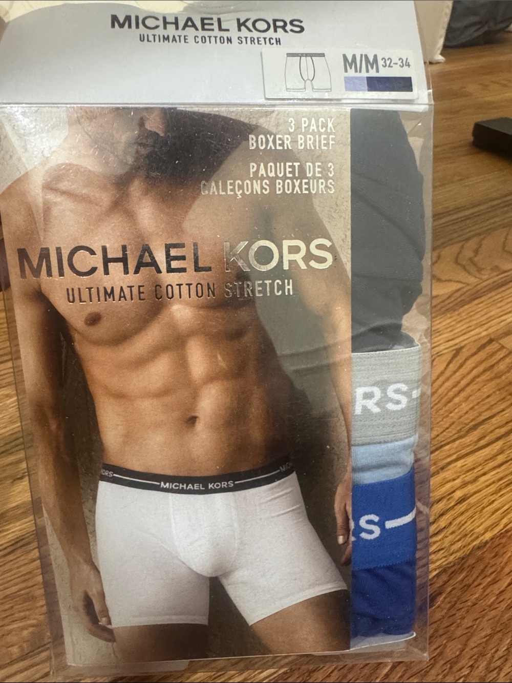 Michael Kors Men's Boxer Briefs 3-Pack - blue, light blue, navy